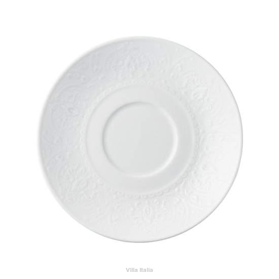 Spodek pod filiżankę 16 cm porcelanowy GLORIETTA