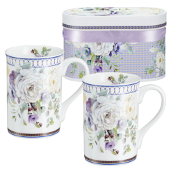 Zestaw 2 kubków porcelanowych 300 ml w pudełku ozdobnym FANTAZY