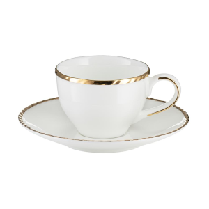 Filiżanka do espresso porcelanowa 100 ml ze spodkiem CAMILLA