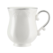 Zestaw kubków porcelanowych 300 ml 6 sztuk MINK z platyną 1