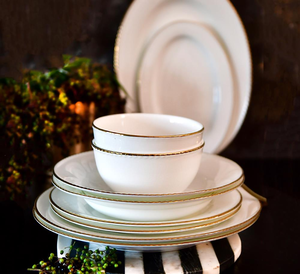 Serwis obiadowy porcelanowy na 6 osób CAMILLA