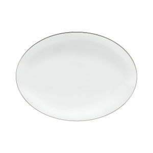 Półmisek porcelanowy owalny 36 cm PLUS PLATIN