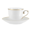 Filiżanka do kawy lub herbaty porcelanowa 220 ml ze spodkiem OPERA GOLD 8