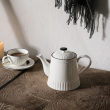 Serwis do kawy herbaty porcelanowy na 12 osób PILLAR 10