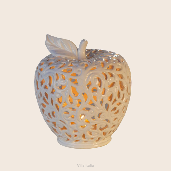 Świecznik na tealight jabłko ażurowe 13,5 cm BUCATO 