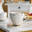 Zestaw kubków porcelanowych jumbo 450 ml 6 sztuk FABIOLA 2