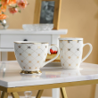 Zestaw kubków porcelanowych jumbo 450 ml 6 sztuk FABIOLA 3