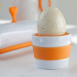 Kieliszek do jajka z silikonem pomarańczowy SUNNY 2