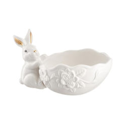 Zajączek wielkanocny z miseczką 22 cm BUNNY