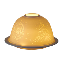 Lampion porcelanowy na tealight 8 cm RENIFER