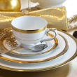 Serwis do herbaty porcelanowy na 12 osób LATINA GOLD  5