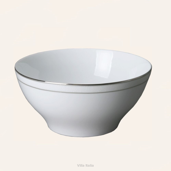 Salaterka porcelanowa platynowa linia 22 cm NELLY