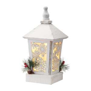 Lampion świąteczny LED biały 35 cm SAN NICOLA