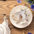 Serwis do kawy herbaty porcelanowy na 12 osób LEDA IVORY 17