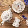 Serwis do kawy herbaty porcelanowy na 12 osób LEDA IVORY 2