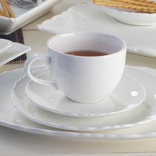 Filiżanka/spodek do herbaty porcelanowa 220 ml SUBLIME 