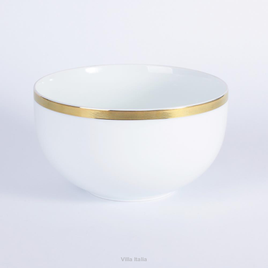 Salaterka Misa porcelanowa 21 cm SLIM GOLD 