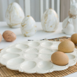 Talerz porcelanowy do jajek  27,5 cm CLARA  2