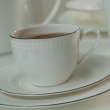 Filiżanka do kawy porcelanowa 150 ml ze spodkiem ARNICA platin  4