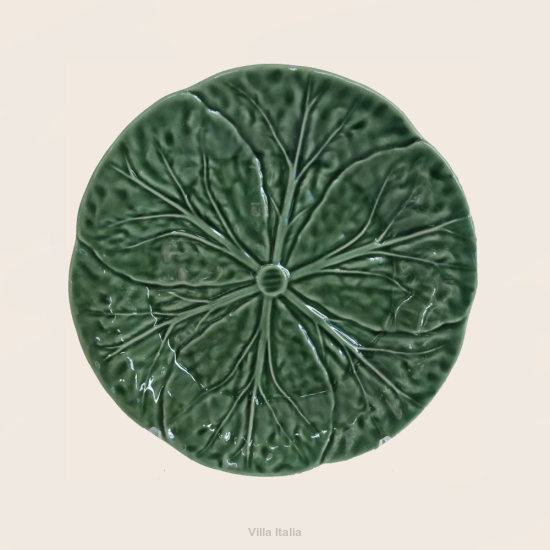 Talerz deserowy ceramiczny 20,5 cm zielony SORRENTO