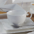 Filiżanka do herbaty porcelanowa 200 ml z kwadratowym spodkiem SUBLIME 5